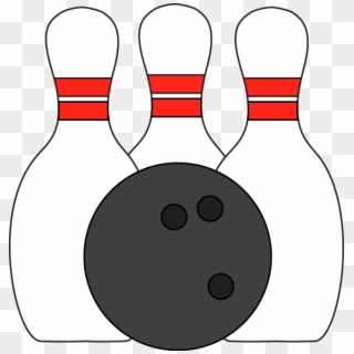 Bowling Pins And Ball Clip Art - Bowling Pin And Ball Clip Art, HD Png Download