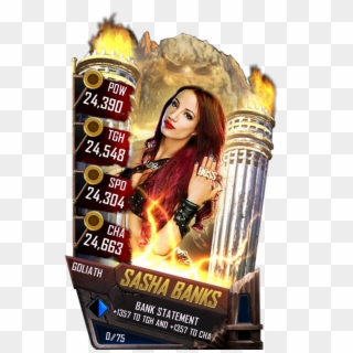 Sashabanks S4 20 Goliath - Wwe Supercard Goliath Cards, HD Png Download