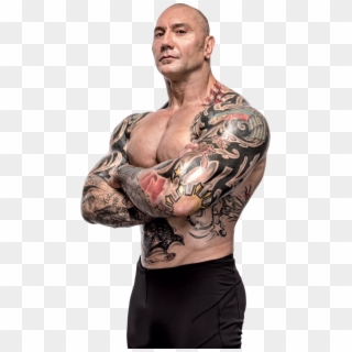 665 X 1201 6 2 - Dave Bautista New Tattoos, HD Png Download