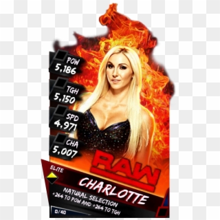 Supercard Charlotte S3 Elite Raw, HD Png Download