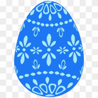 This Free Icons Png Design Of Blue Lace Easter Egg, Transparent Png