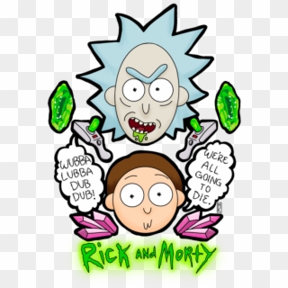 Some Rick And Morty Fanart At Midnight On A School - Imagenes Tumblr De Rick And Morty, HD Png Download