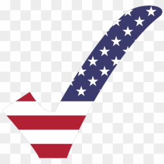 Usa Check - American Flag Check Mark, HD Png Download