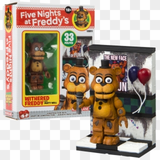 Five Nights At Freddy S Party Wall Micro Construction - Fnaf Mcfarlane Withered Freddy, HD Png Download
