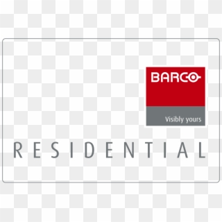 Barco Residential Showcases Ultimate High-end Cinema - Barco Residential Logo, HD Png Download