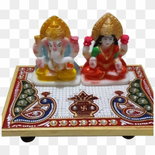 Shiva Arts Laxmi Ganesh Chowki From Rajasthan - Figurine, HD Png Download