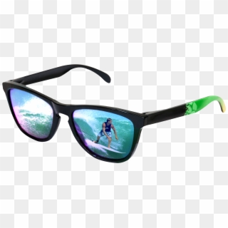 Sunglasses With Surfer Reflection Png Image - Sunglass Png, Transparent Png