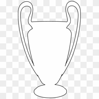 Champions League Logo Black And White - Champions League Logo White Png, Transparent Png