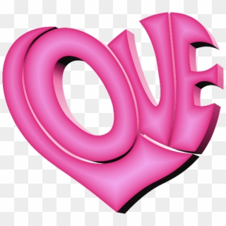 Pink Love Heart Png Picture - Love Symbol Hd Images Png, Transparent Png