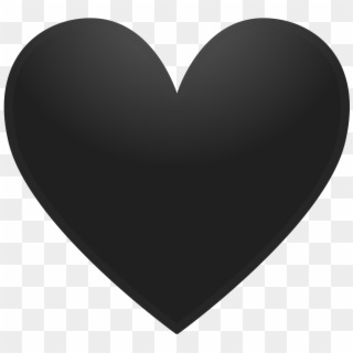 Black Heart Icon - Heart Flat Icon Png, Transparent Png