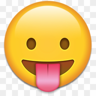 Art Emoji Smiley Sticker Clip Art - Tongue Smiley Emoji, HD Png Download