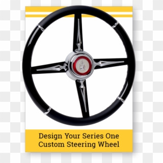 Series One Custom Steering Wheel Builder - Circle With Cross Inside Symbol, HD Png Download