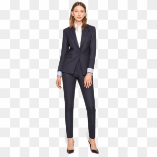 Woman Suit Png - Tuxedo, Transparent Png
