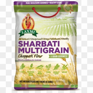 Laxmi Multigrain Sharbati Chappati Flour - Laxmi Sharbati Multigrain, HD Png Download