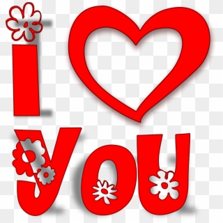 I Love Png - Love You Stickers Png, Transparent Png