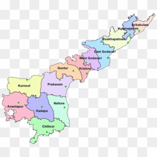 Andhra Pradesh Map - Andhra Pradesh Map Png, Transparent Png