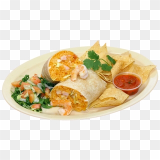 Mexican Burrito Plate Png - Wrap Roti, Transparent Png