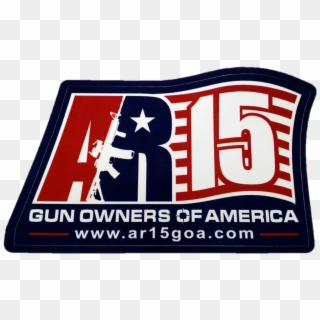 Ar-15 Goa Logo Red, White & Blue , Png Download - Ar-15 Style Rifle, Transparent Png