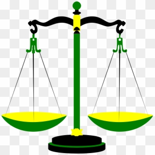 Justice Scales Weighing Law Png Image - Scales Of Justice Clip Art, Transparent Png