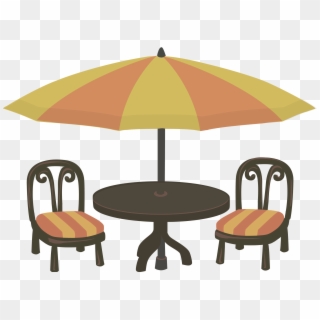 Outdoor Table And Chairs Png Clip Art - Garden Furniture Clipart, Transparent Png