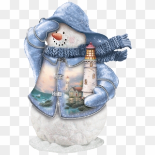 Snowman With Lighthouse - Christmas, HD Png Download