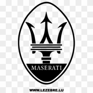 Maserati Logo Decal - Maserati Logo, HD Png Download
