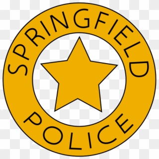 Springfield Police Badge - Real Madrid, HD Png Download