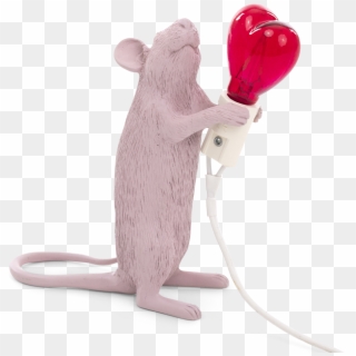 Mouse Lamp Love Edition - Seletti Mouse Heart Lamp, HD Png Download