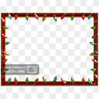 Christmas Lights Frame Png - Transparent Christmas Lights Frame, Png Download