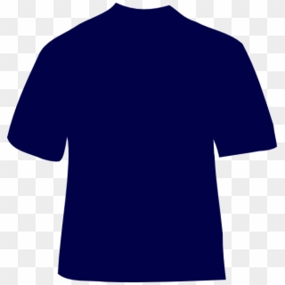 Dark Blue Tshirt Png - Blue Tshirt Template Free, Transparent Png