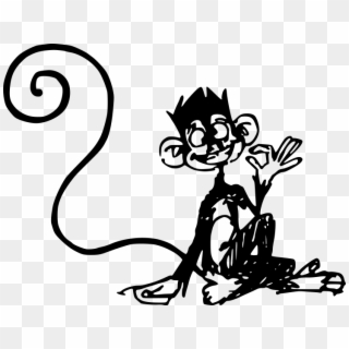 The Twisted Monkey - Cartoon, HD Png Download
