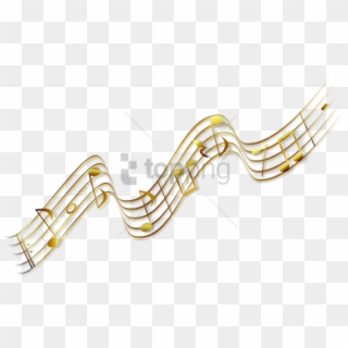 Free Png Music Notes Png Clipart Png Image With Transparent - Gold Music Note Png, Png Download