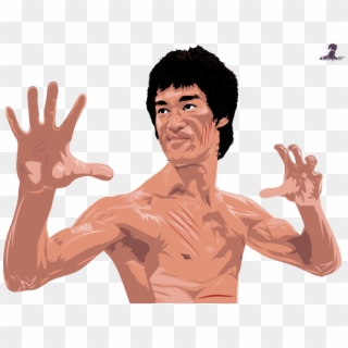 Bruce Lee Portrait Illustration - Illustration, HD Png Download