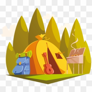 Outdoor Recreation Cartoon Hiking Camping - Поход Без Фона, HD Png Download
