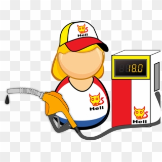 Drinking Clipart Gas Station - Clip Art Gas Station, HD Png Download