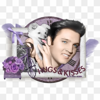 Hugs And Kisses Photo Doggyandmeelvis - Poster, HD Png Download