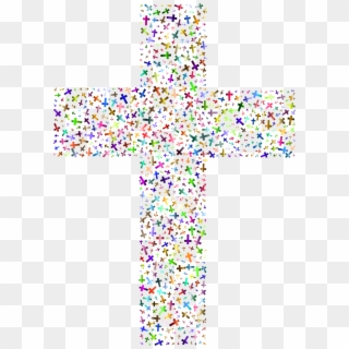 Jesus Christ Cross Crucifix Png Image - Colorful Cross Clipart, Transparent Png