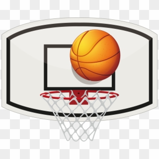 Vector Transparent Library Backboard Stock Photography - Basketball Ring Clipart Png, Png Download