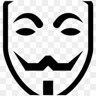 Hacker Clipart Guy Fawkes Mask - Anonymous Mask No Background, HD Png Download