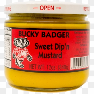 Bucky Badger Sweet Pretzel Dip'n Mustard - Paste, HD Png Download