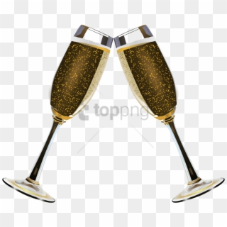 Free Png Champagne Duo Of Glasses Png Image With Transparent - Champagne Clipart Png, Png Download