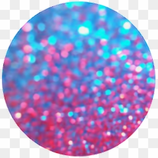 #glitter #circle #confetti #pink #blue #aesthetic #freetoedit - Glitter Background, HD Png Download