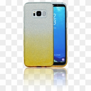 Samsung Galaxy S8 Mm Glitter Hybrid Gold - Iphone, HD Png Download