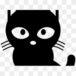 Cat Vector - Cute Black Cat Clipart, HD Png Download