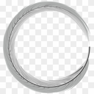 Free Clipart - Round Silver Frame Png, Transparent Png