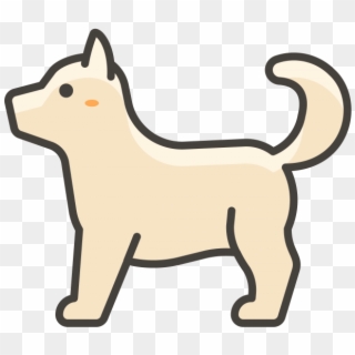 Dog Emoji - Cartoon, HD Png Download