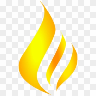Fire Flame Symbol Burn Burning Png Image - Gold Flame, Transparent Png