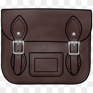 5-inch Festival Satchel In Premium Walnut Leather - Messenger Bag, HD Png Download