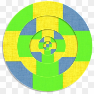 Fabric, 3d, Geometric, Circles, Lime, Green, Yellow - Transparent Geometric Fabrics, HD Png Download