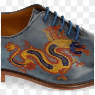 Oxford Shoes Clark 6 Moroccan Blue Dragon - Sneakers, HD Png Download